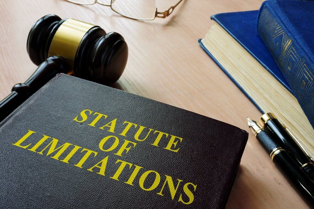 Statute of Limitations book for wrongful death concept